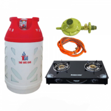 Bộ Bình Gas Thủ Đức Vỏ Bọc Nhựa 12kg