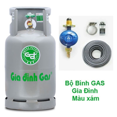  Bộ Bình Gas  Xám VIP 12 Kg Bình Minh.