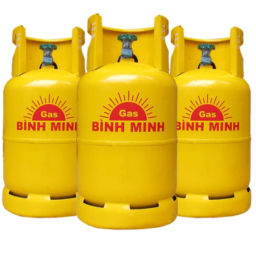 Bình gas Bình Minh màu vàng 12kg
