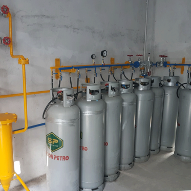 Gas Petrolimex 45kg Xám