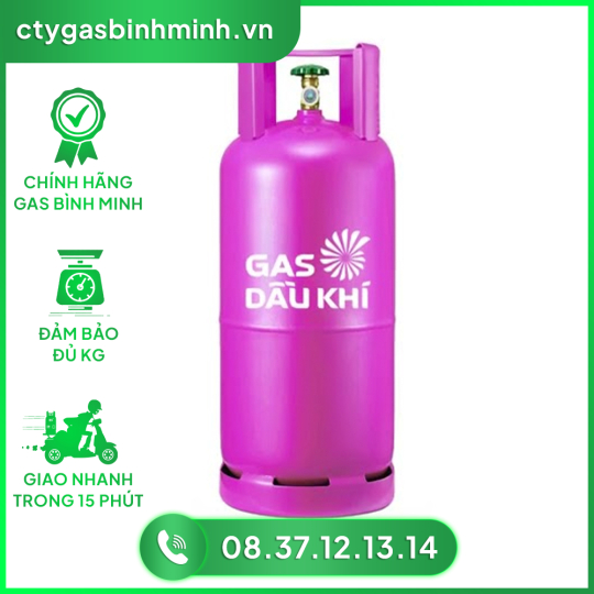 Gas Hồng 20kg Hãng Bình Minh.