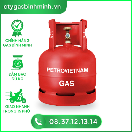 Bình gas 6kg Bình Minh.