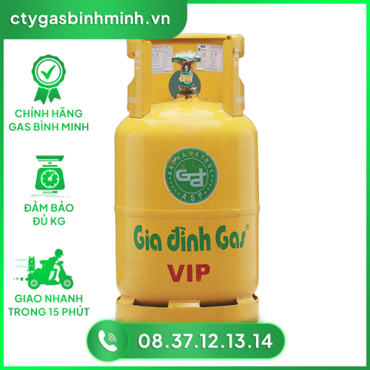Gas Gia Đình Vàng 12kg