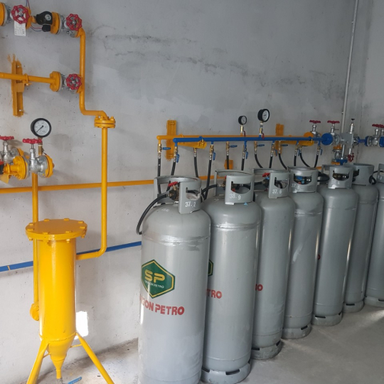 Lắp Đặt Hệ Thống Đường Ống Gas Công Nghiệp Hãng Bình Minh.